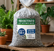 Пеностекло для растений 50л (3-5мм)